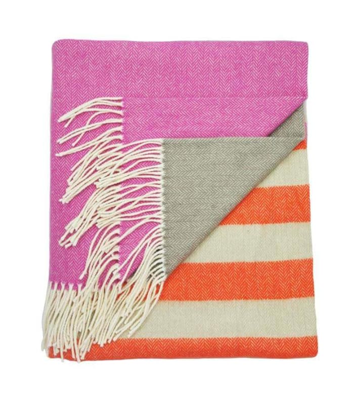 Plaid Pure Laine Finn Crocus