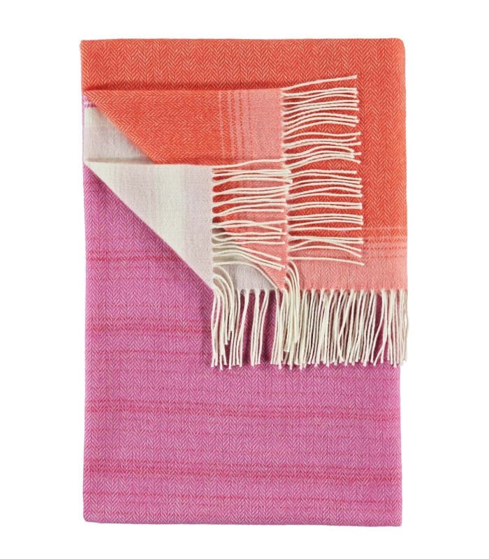 Plaid Pure Laine Harper Crocus 150 X170 cm