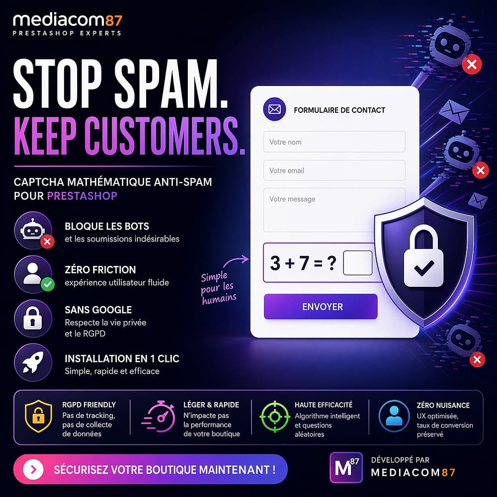 MedMathCaptcha - Sécurisez vos formulaires contre les robots et les spammeurs