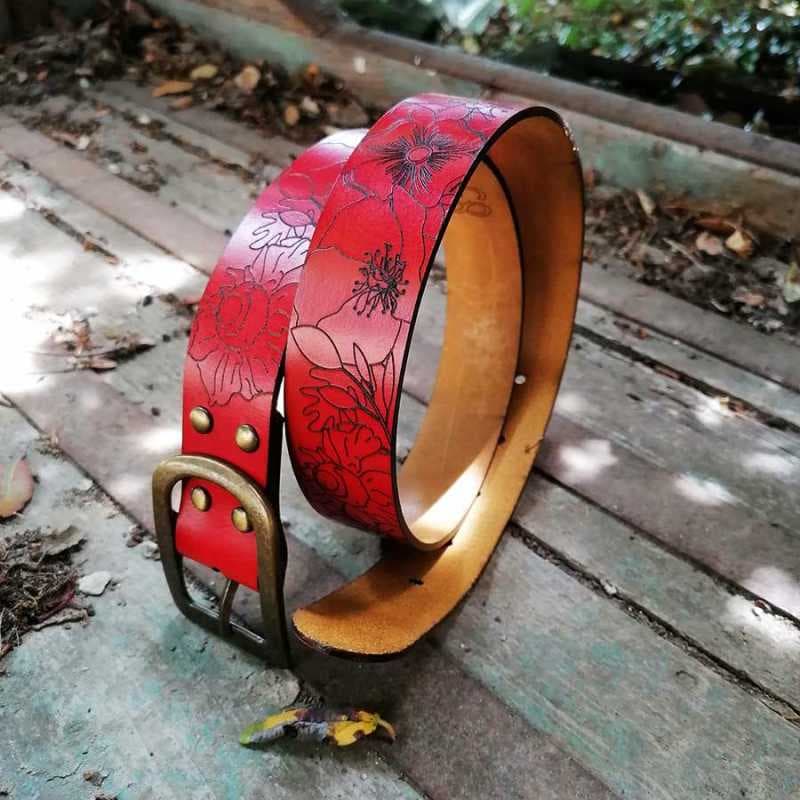 Eine Lilie: Frühlingsstimmung voller Blumen! Pfefferrote Farbe 80 cm