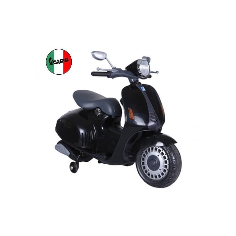 Vespa Noir 12 volts pour enfant noir