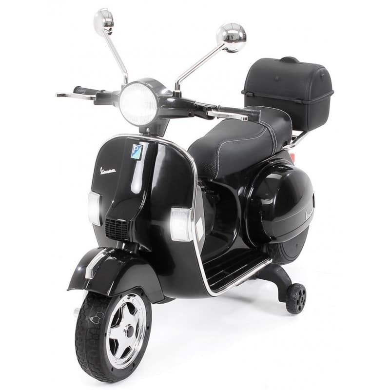Vespa PX150 Electrique 12 volts pour enfant, Noir