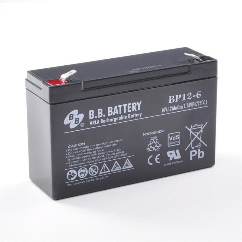 Batterie 6 Volts 12Ah