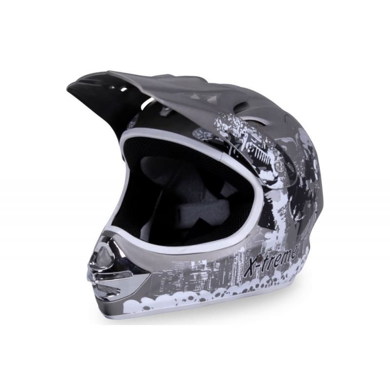 Casque Cross X-Treme Gris Mat Pour enfant XXL: 59 - 60 cm