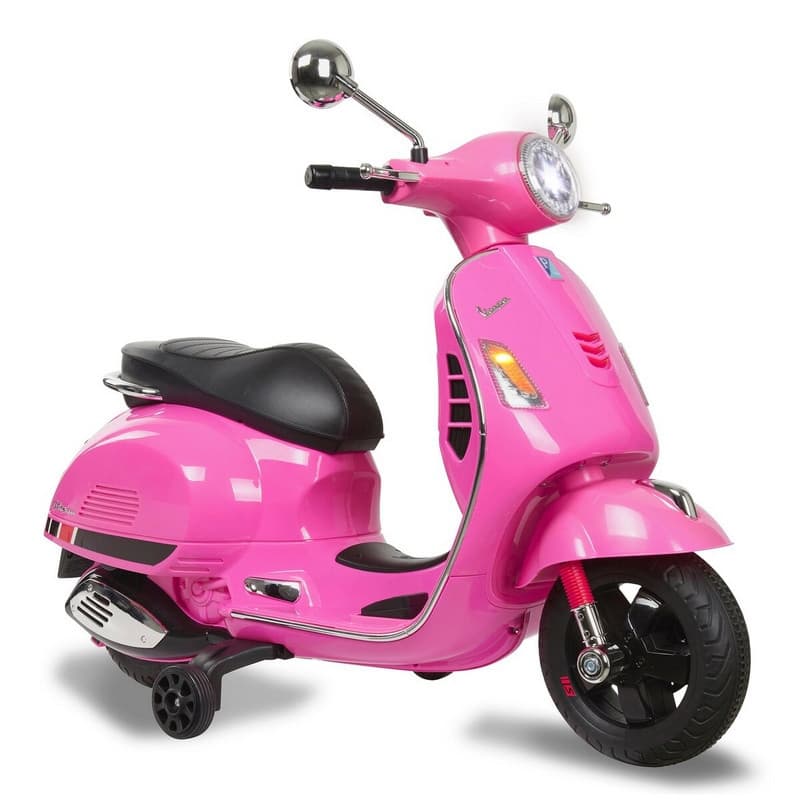 Vespa rose Electrique 12 volts pour enfant