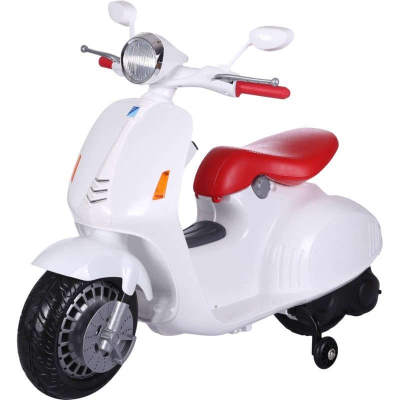 Vespa blanc Electrique 12 volts pour enfant
