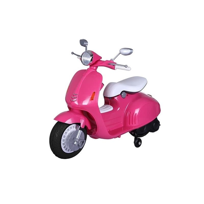 Vespa rose Electrique 12 volts pour enfant