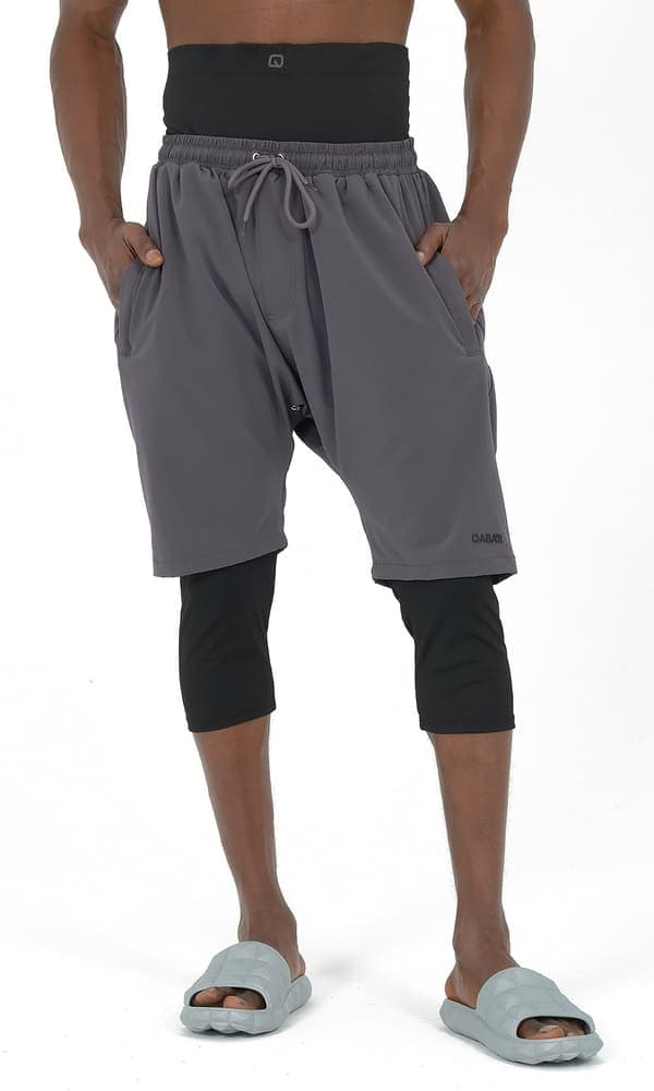 Sarouel De Bain Swimshort Gris - Qaba'il