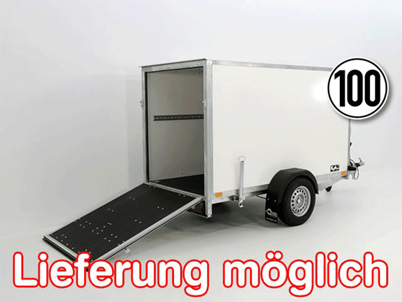 Kofferanhänger BK 130x264cm Höhe:150cm 1,3t|Rampe-Neu