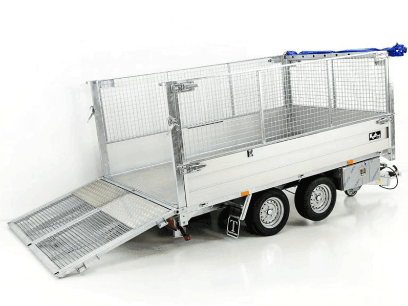 Twintrailer Multi-Heckkipper TT30-30 3,0t|120cm|Tandem|Netz-Neu