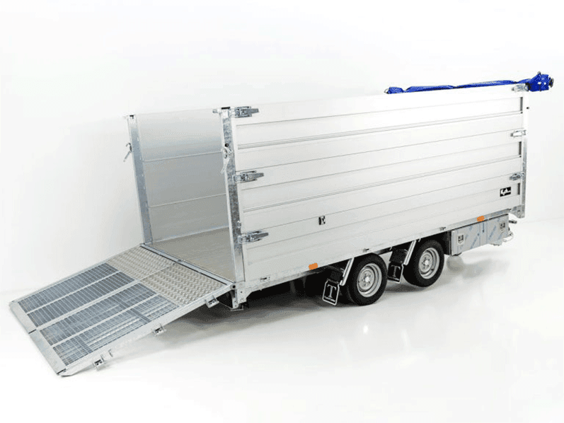 Twintrailer Multi-Heckkipper TT35-40 GB 3,5t|192x402x140cm|Tandem-Neu