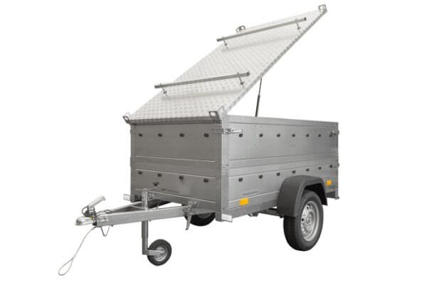 Anhänger mit Deckel Garden Trailer 200 KIPP 200×106 cm 750 kg-Deckelanhänger-Neu