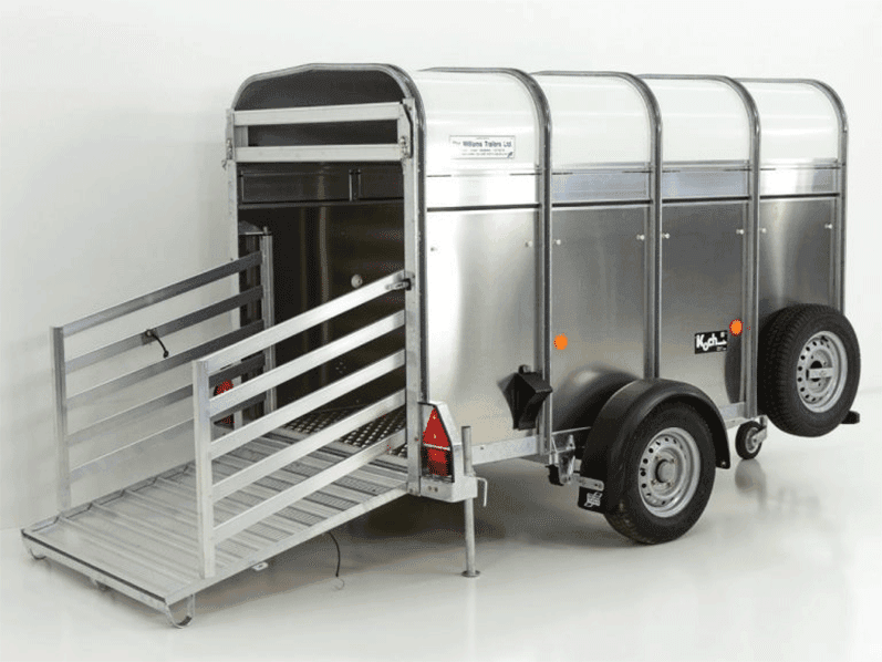 Ifor Williams Schaf-und Kälberanhänger P8G 124x250cm Höhe:153 1,4t-Neu