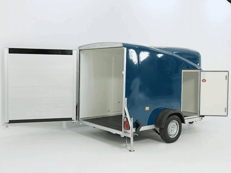 Debon Kofferanhänger DK Vollpoly H:160cm|neues Modell|blau-Neu
