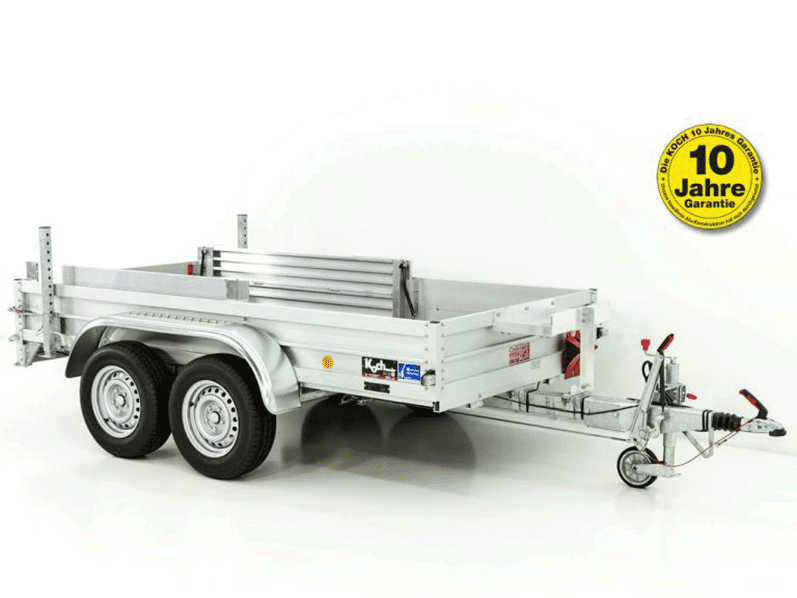 koch tandemanhanger bagger 2600kgtyp 7 26aluboden neu