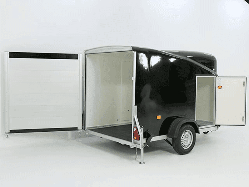 Debon Kofferanhänger DK Vollpoly 150x290cm H:160cm|neues Modell|schwarz