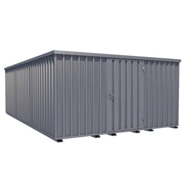 Conteneur de stockage de pneus XXL H 2445 x L 4100 x P 6300 mm Porte à un vantail à l'avant