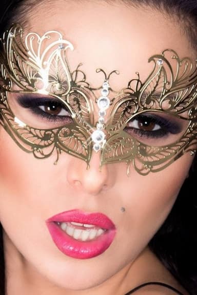 Masque Vénitien modèle 3806 - Chilirose Taille Unique