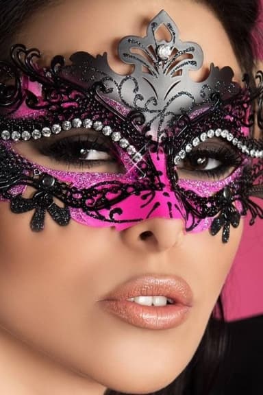 Masque Vénitien modèle 3993 - Chilirose Taille Unique