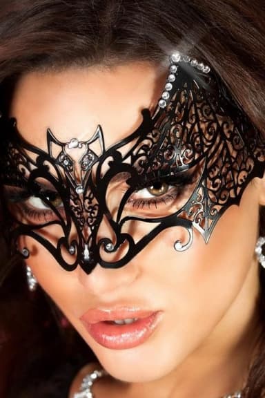 Masque Vénitien modèle 3703 - Chilirose Taille Unique