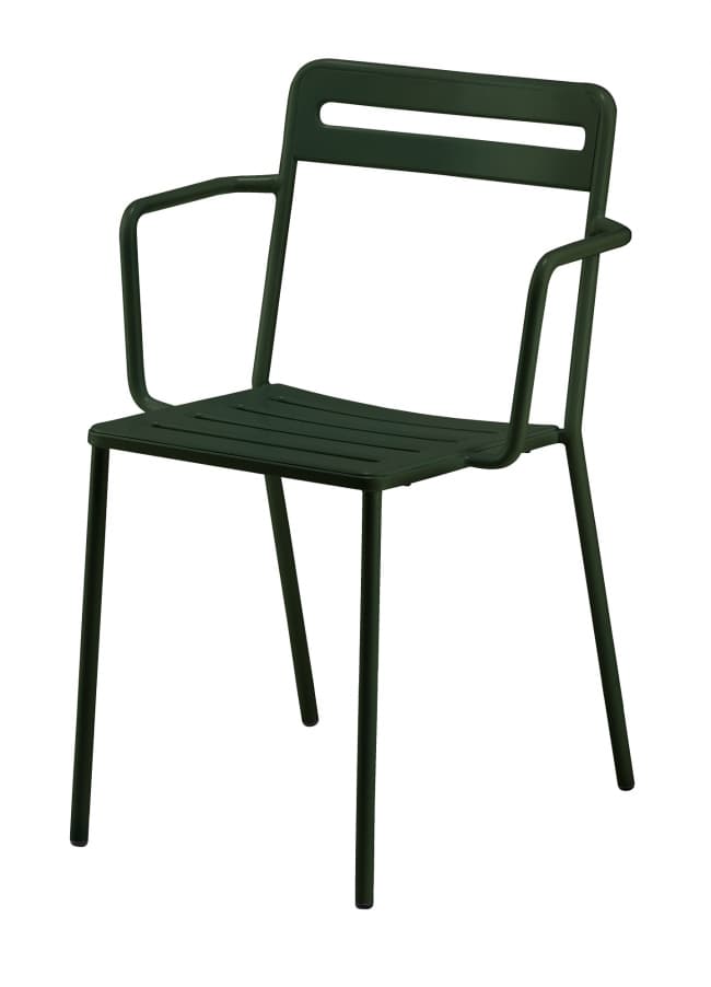 Lot de 4 chaises C1.2/4 COLOS - vert foncé