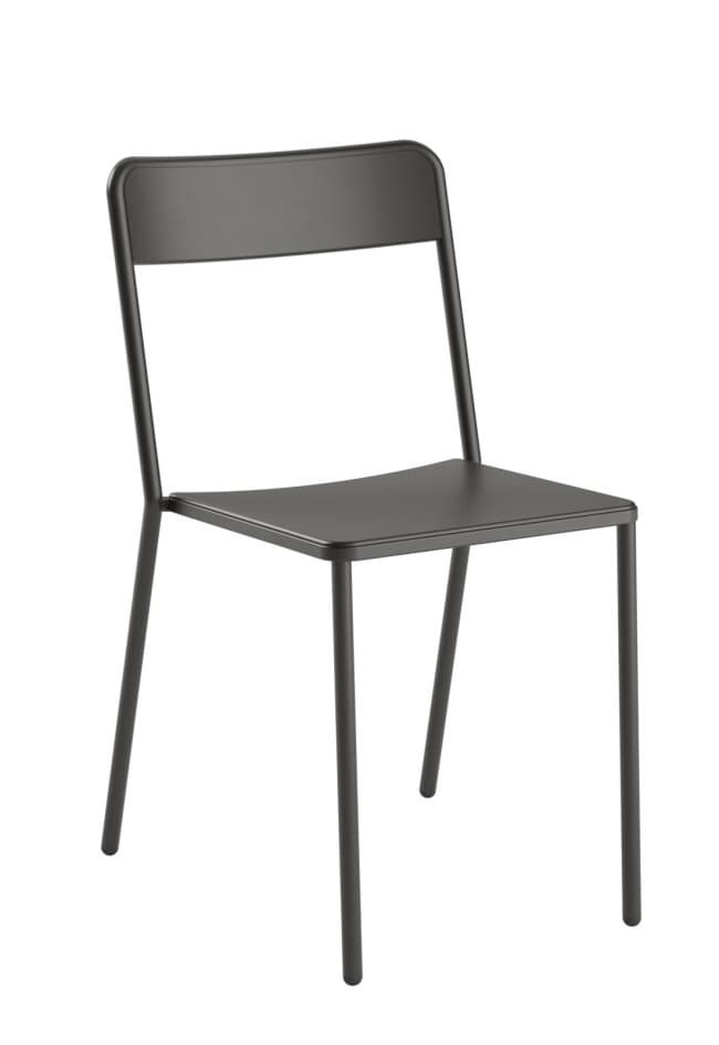 Lot de 4 chaises C1.1/1 COLOS - gris chaud
