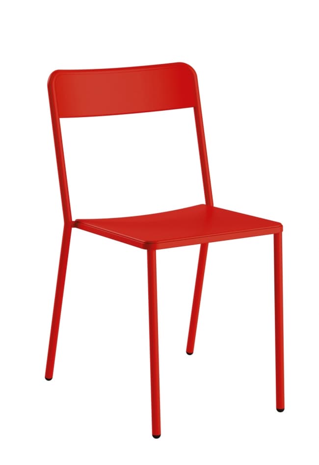 Lot de 4 chaises C1.1/1 COLOS - rouge
