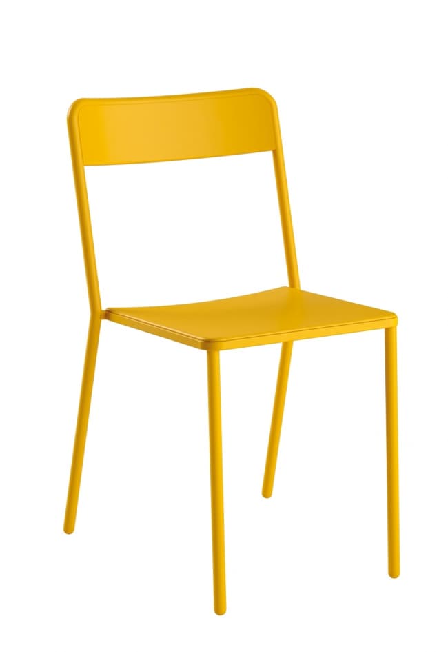 Lot de 4 chaises C1.1/1 COLOS - moutarde
