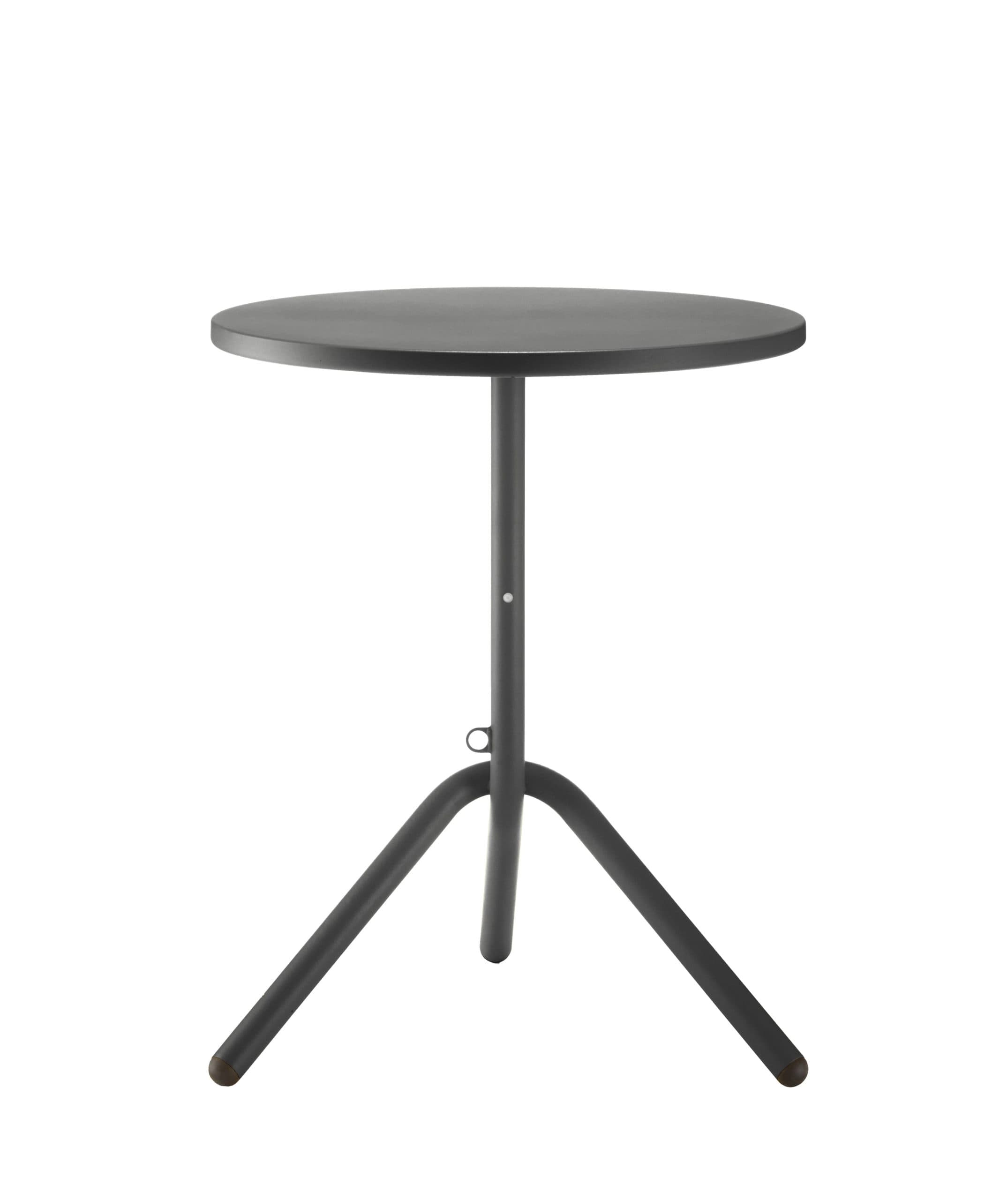 Table d'extérieur TA/1-600 et 700 COLOS - diam 60cm , Tôle , gris chaud