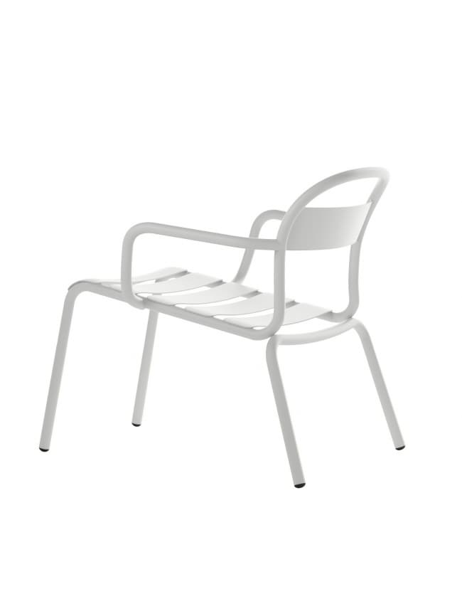Lot de 2 fauteuils de jardin style Luxembourg (prix à l'unité) - Blanc