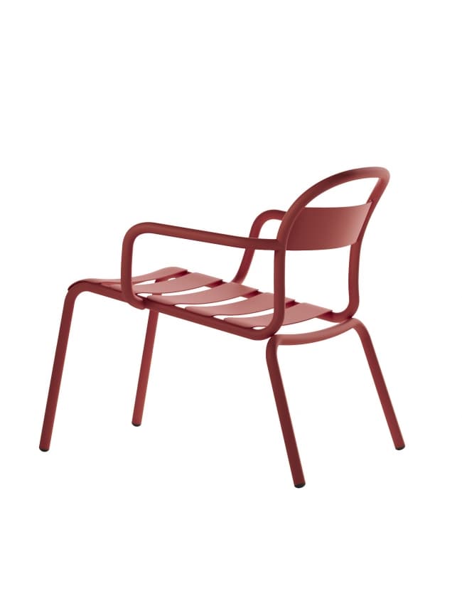Lot de 2 fauteuils de jardin style Luxembourg (prix à l'unité) - aubergine