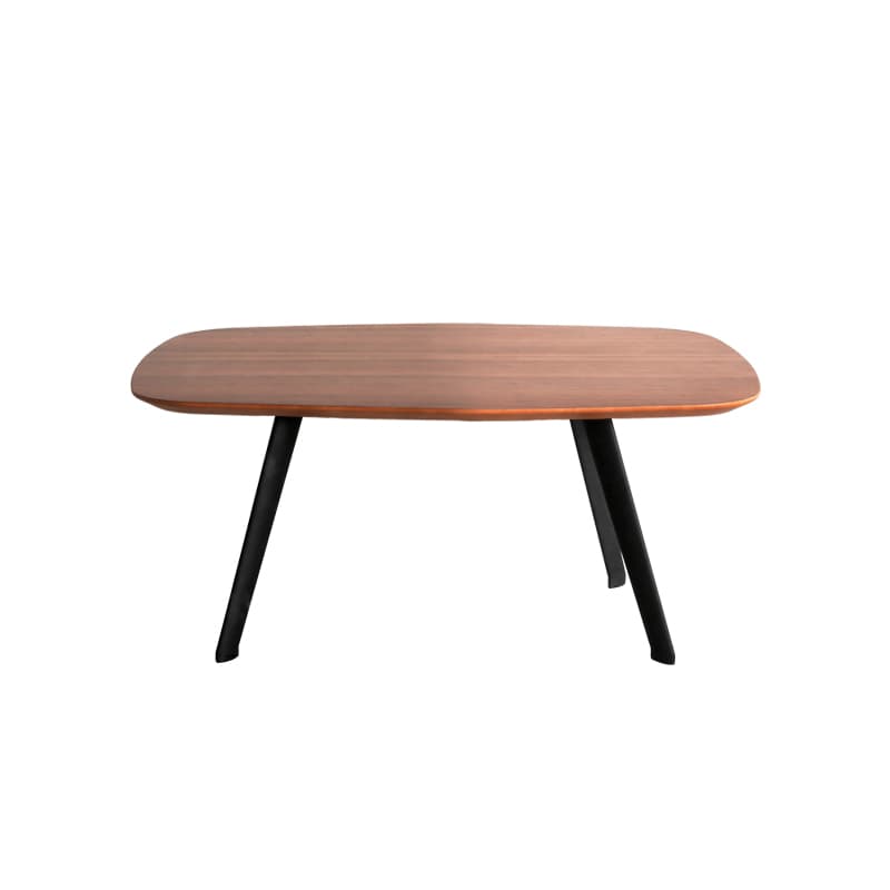 Table basse SOLAPA 58 x 58 cm - Noyer , Hauteur 30cm