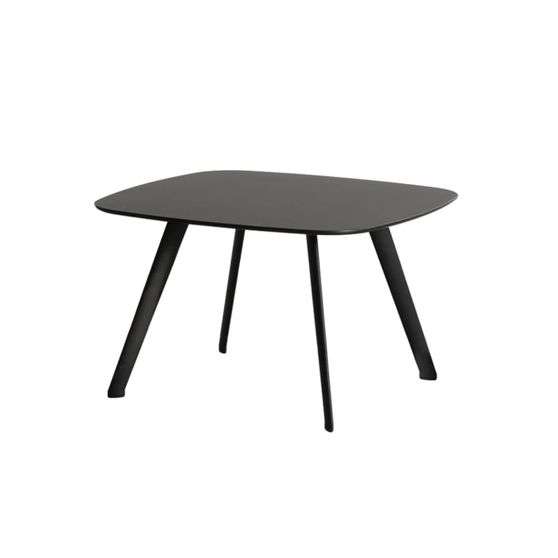 Table basse SOLAPA 58 x 58 cm - Fenix noir , Hauteur 36cm