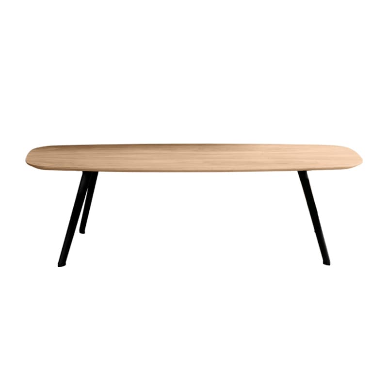 Table basse SOLAPA 118 x 38 cm - Chêne Alpin , Hauteur 36cm