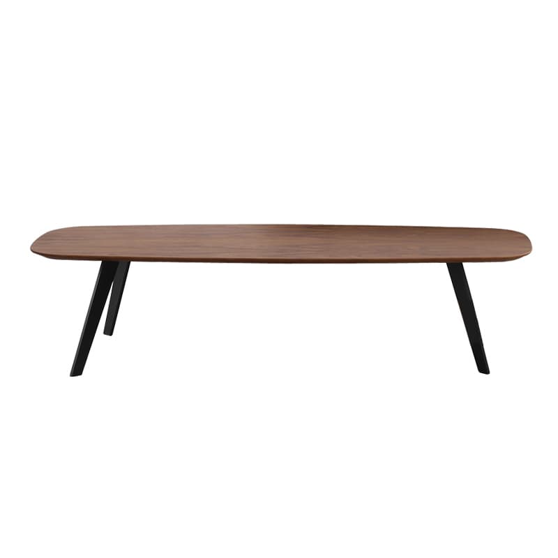 Table basse SOLAPA 118 x 38 cm - Noyer , Hauteur 30cm