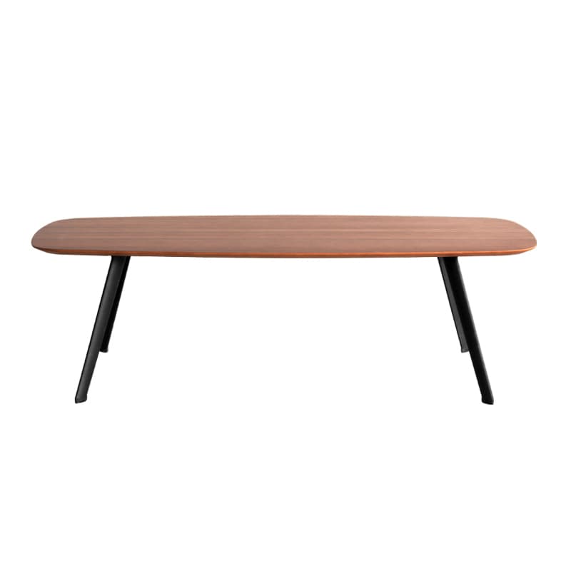 Table basse SOLAPA 118 x 38 cm - Noyer , Hauteur 36cm