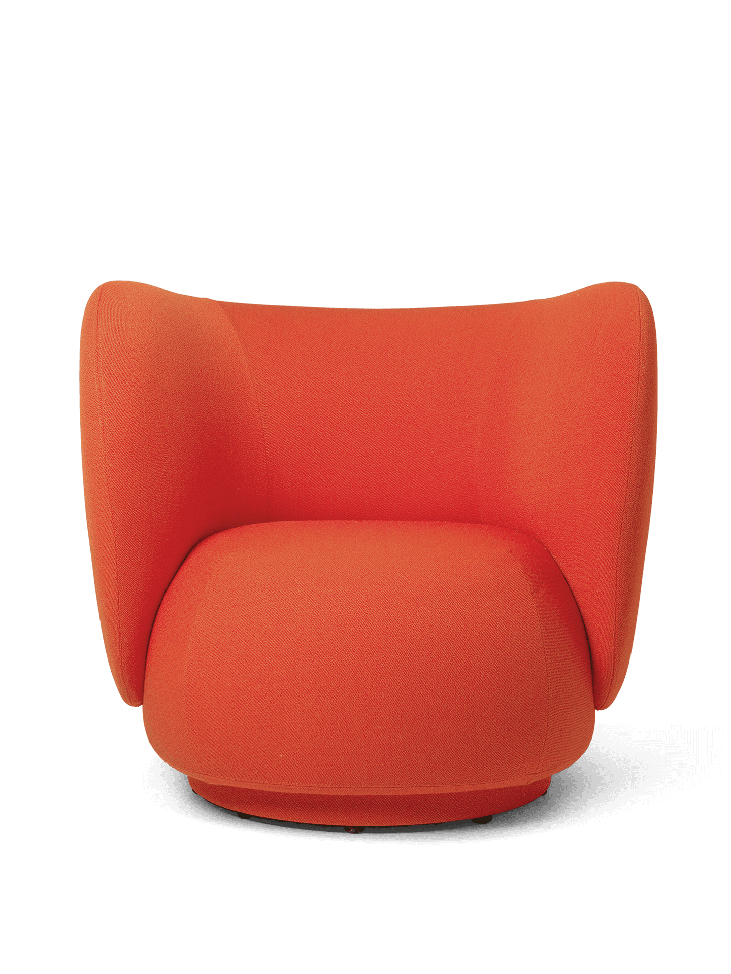 Fauteuil RICO Lounge - Tissus Vidar , rouge
