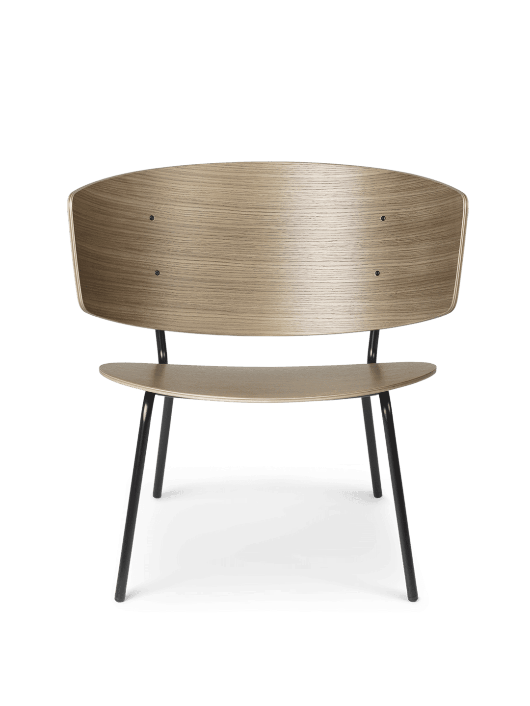 Fauteuil HERMAN LOUNGE - Chêne teinté foncé