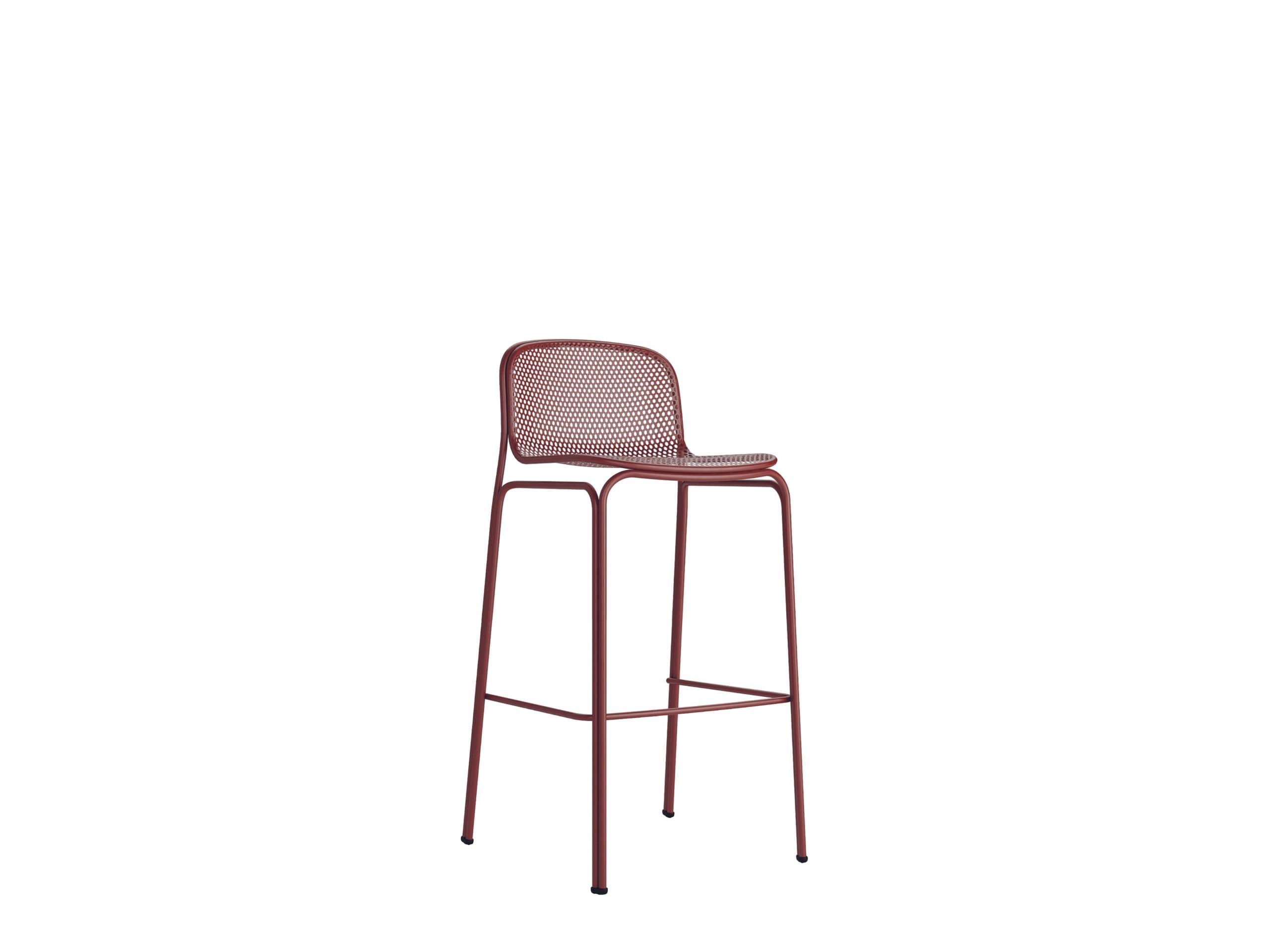 Tabouret VILLA (lot de 2) - aubergine