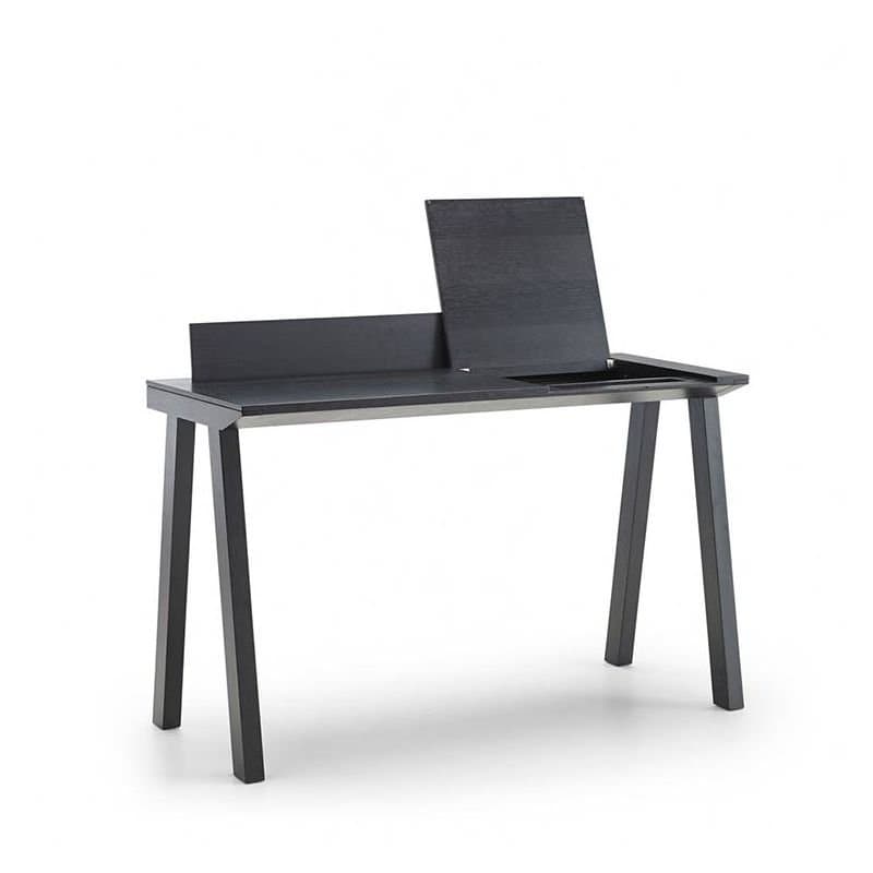 Bureau ERNEST Punt - Chêne teinté Ébène