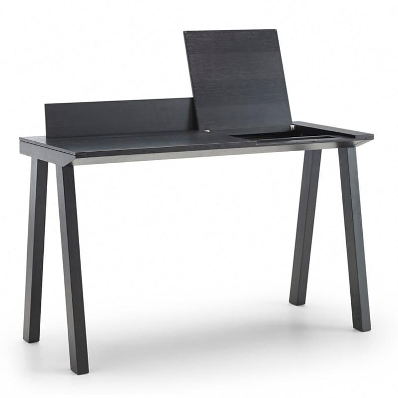 Bureau ERNEST Punt - Chêne teinté gris foncé