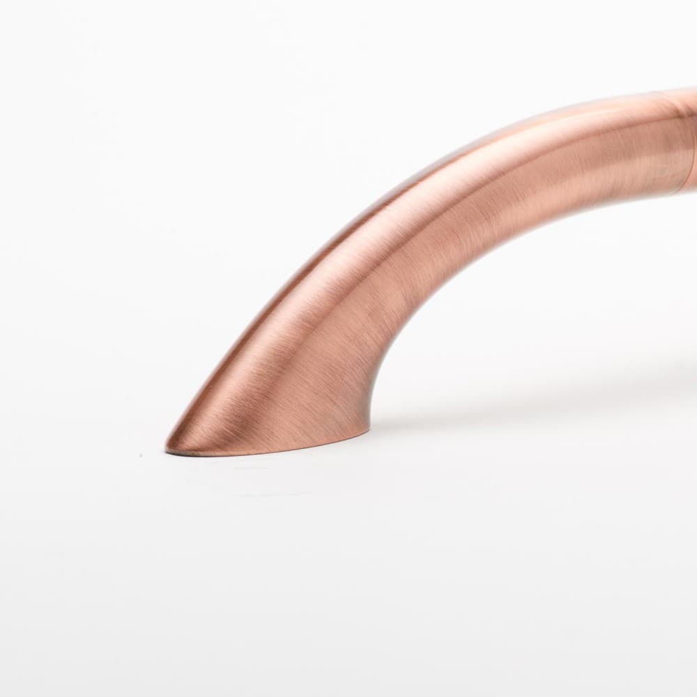 Barre d'appui PMR coudée STYLE - Cuivre rosé
