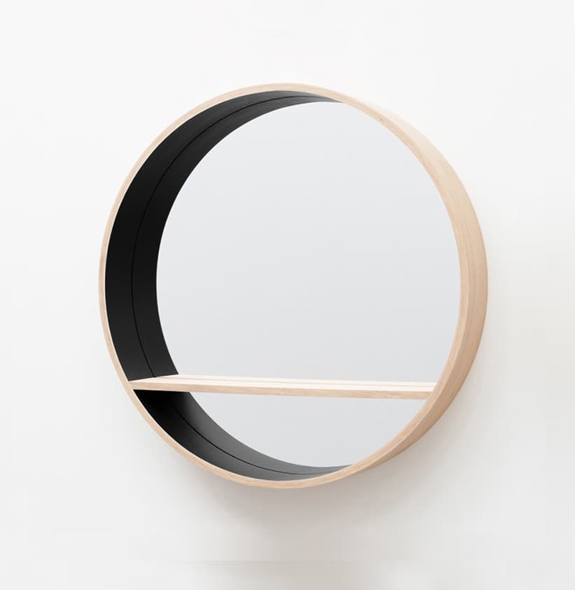 MIROIR-CONSOLE de Drugeot Manufacture - N°13 Gris de Fumée , 80cm