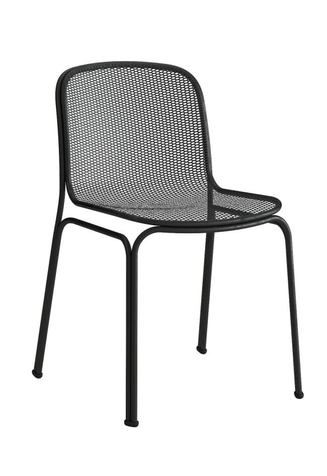 Chaises VILLA ( vendues par lot de 4 uniquement) - Sans accoudoirs , Noir