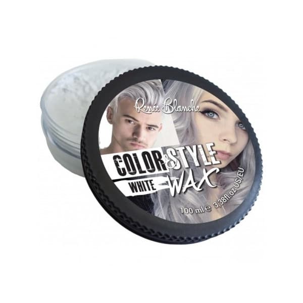 Cire coiffante et colorante Argent Renée Blanche