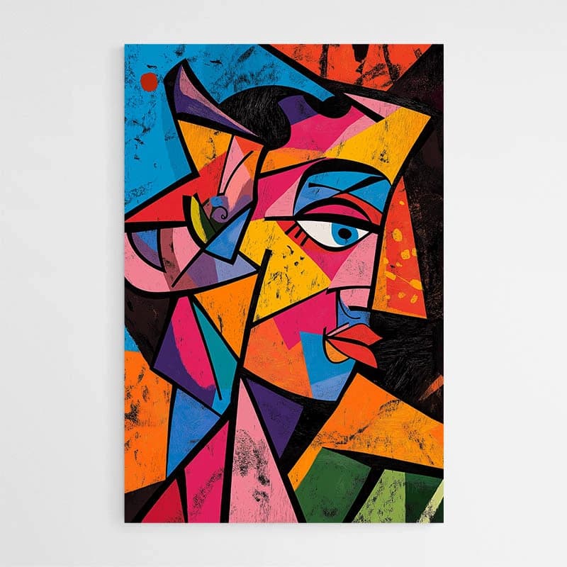 Tableau Picasso Street Art Tableau monté sur châssis 60x90