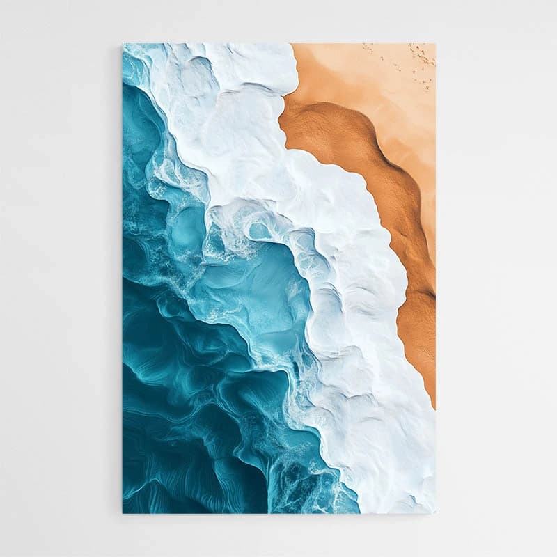 Tableau Vagues et Plage Poster sur papier photo 20x30