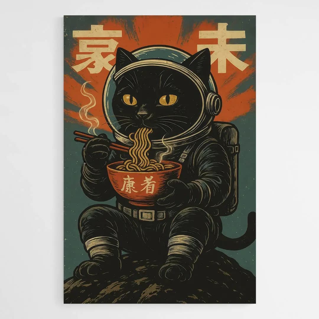 Tableau chat japonais Tableau plexiglas 40x60