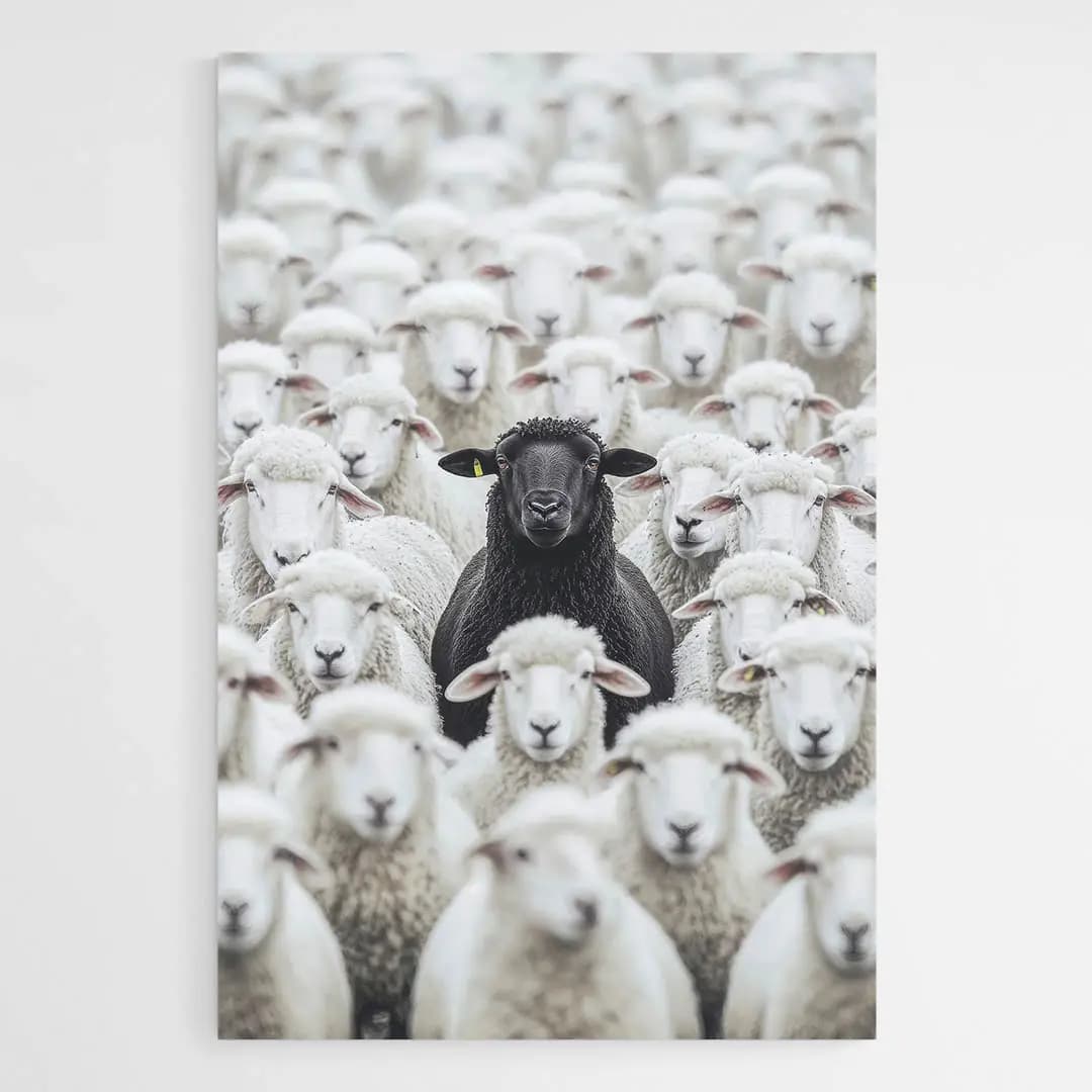 Tableau moutons Tableau plexiglas 60x90