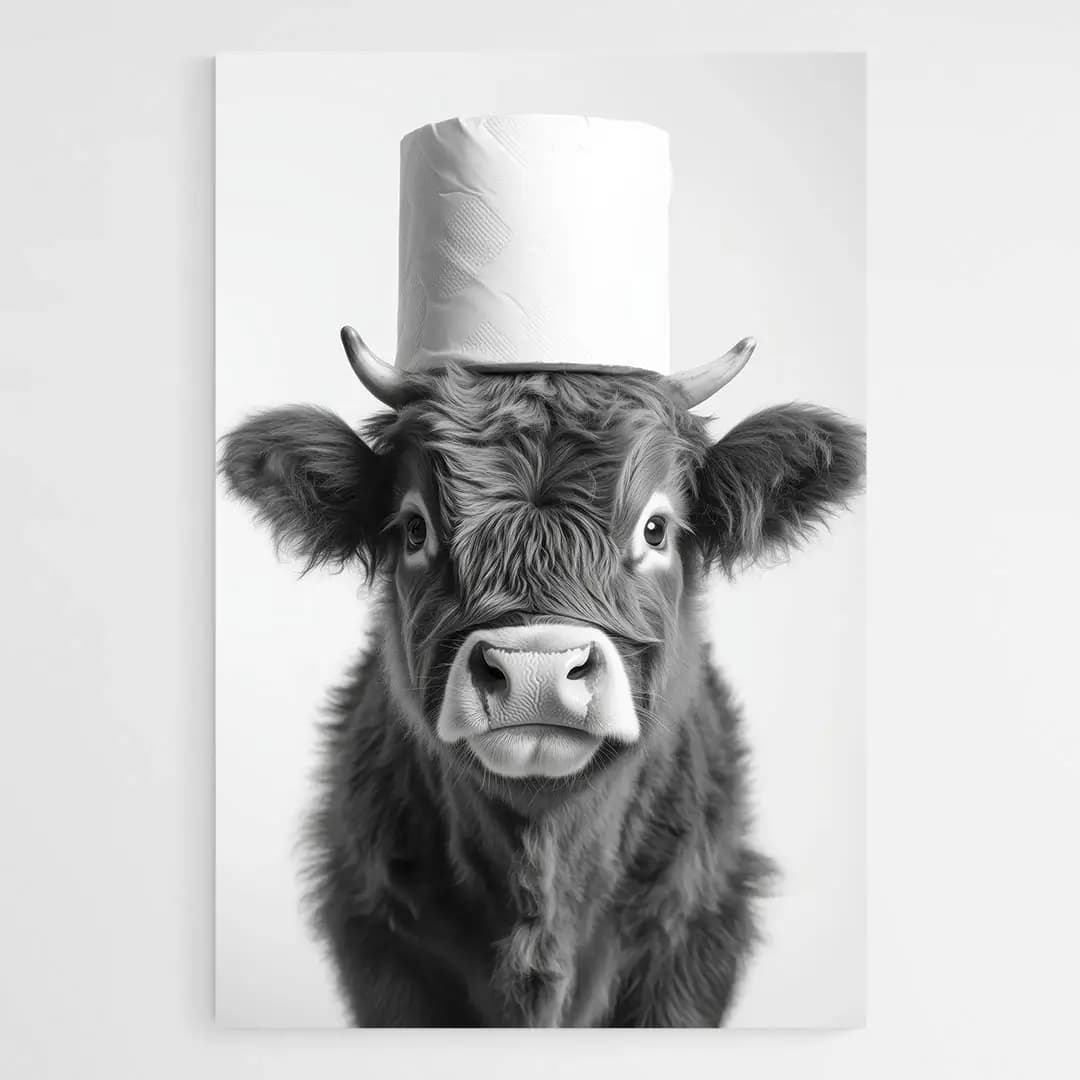 Tableau vache drôle Tableau plexiglas 80x120